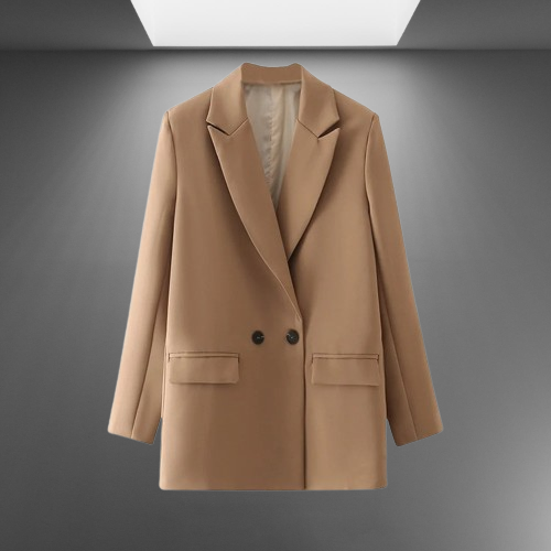 Timeless Double-Breasted Women's Blazer for Professional Wear