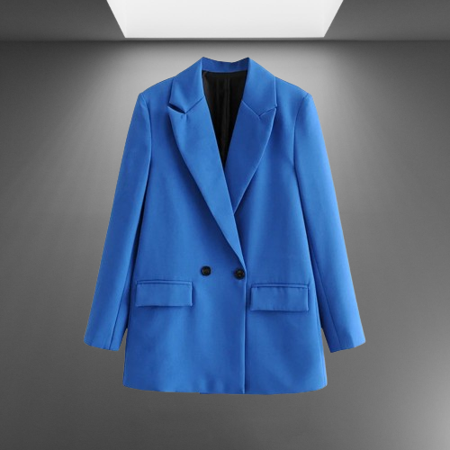 Timeless Double-Breasted Women's Blazer for Professional Wear