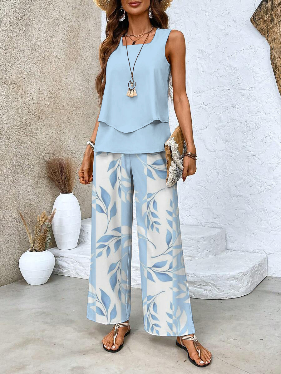 Chic Two-Piece Summer Ensemble
