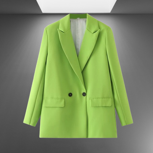 Timeless Double-Breasted Women's Blazer for Professional Wear