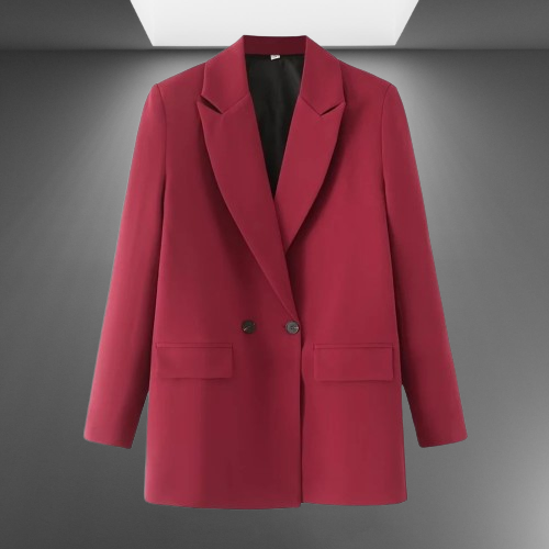 Timeless Double-Breasted Women's Blazer for Professional Wear