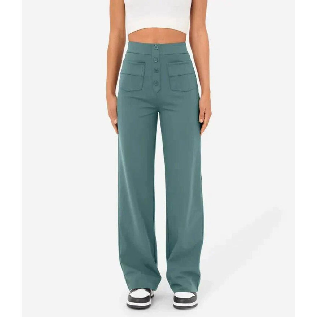 Versatile High-Waisted Stretch Pants