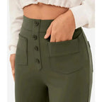 Versatile High-Waisted Stretch Pants