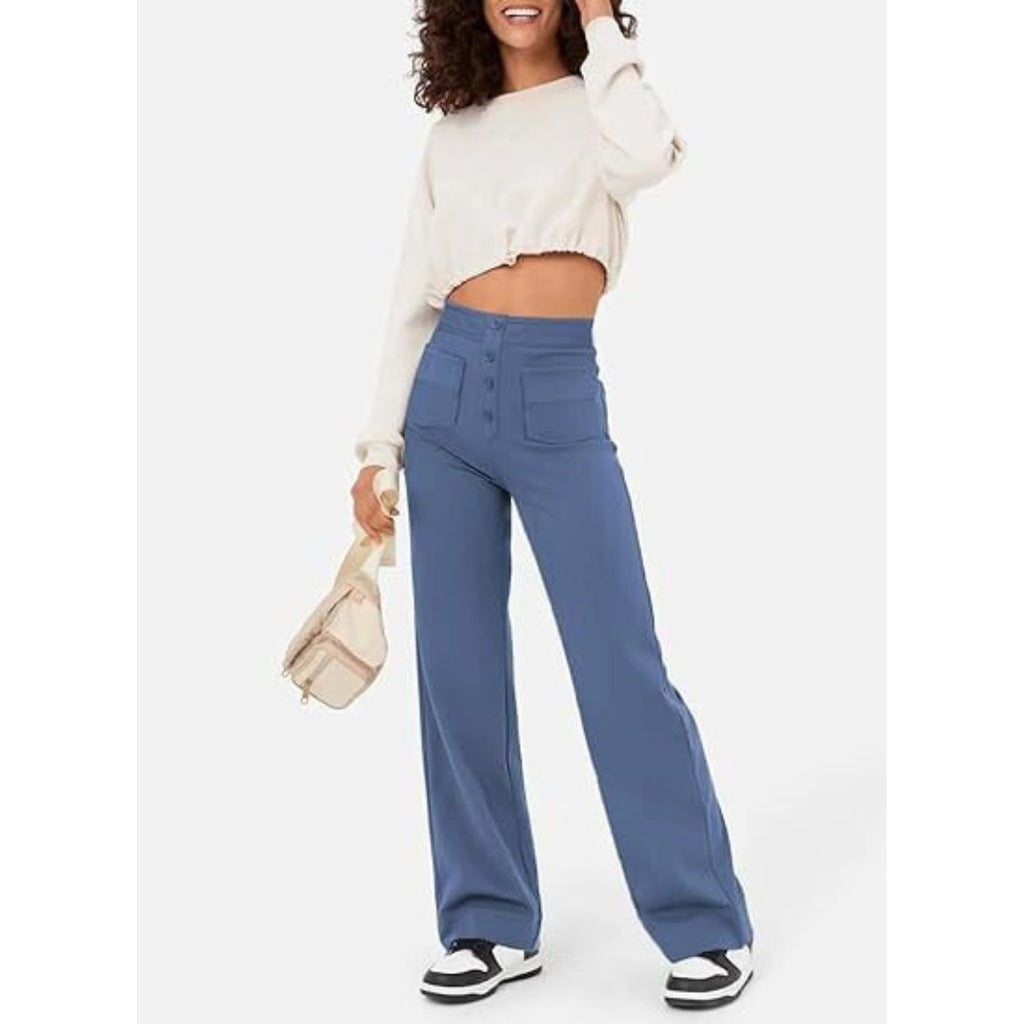 Versatile High-Waisted Stretch Pants