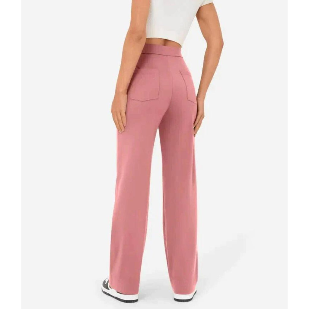 Versatile High-Waisted Stretch Pants