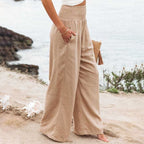 Women's Relaxed Wide-Leg Trousers