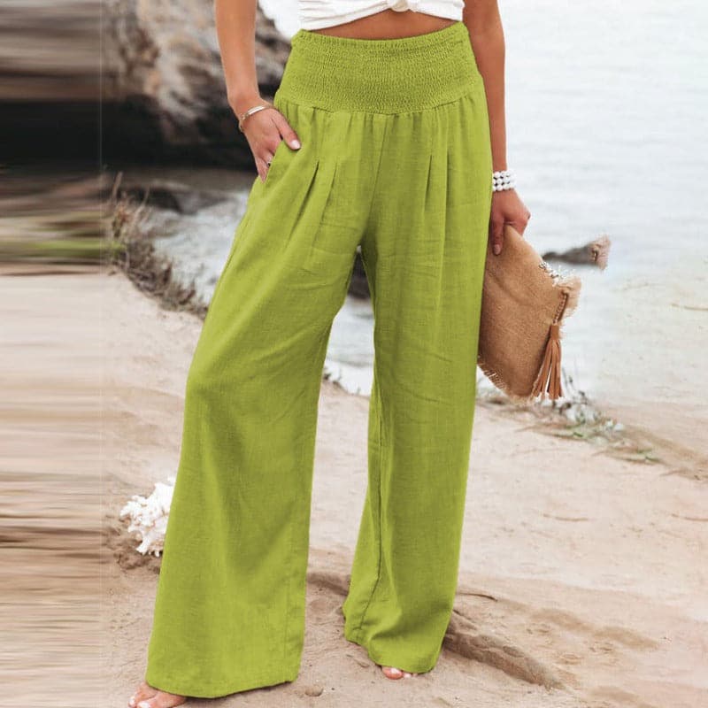 Women's Relaxed Wide-Leg Trousers