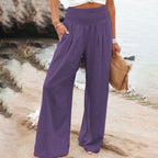 Women's Relaxed Wide-Leg Trousers