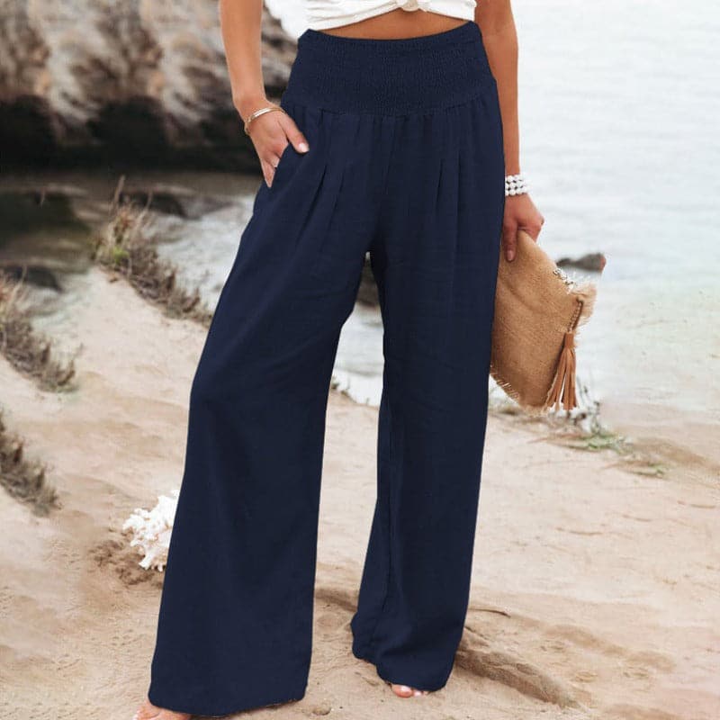 Women's Relaxed Wide-Leg Trousers