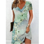 Sparkling Champagne Sequin Cocktail Dress